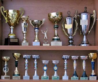 Puchary za osiągnięcia sportowe uczniów SP nr 6 w Opaczy