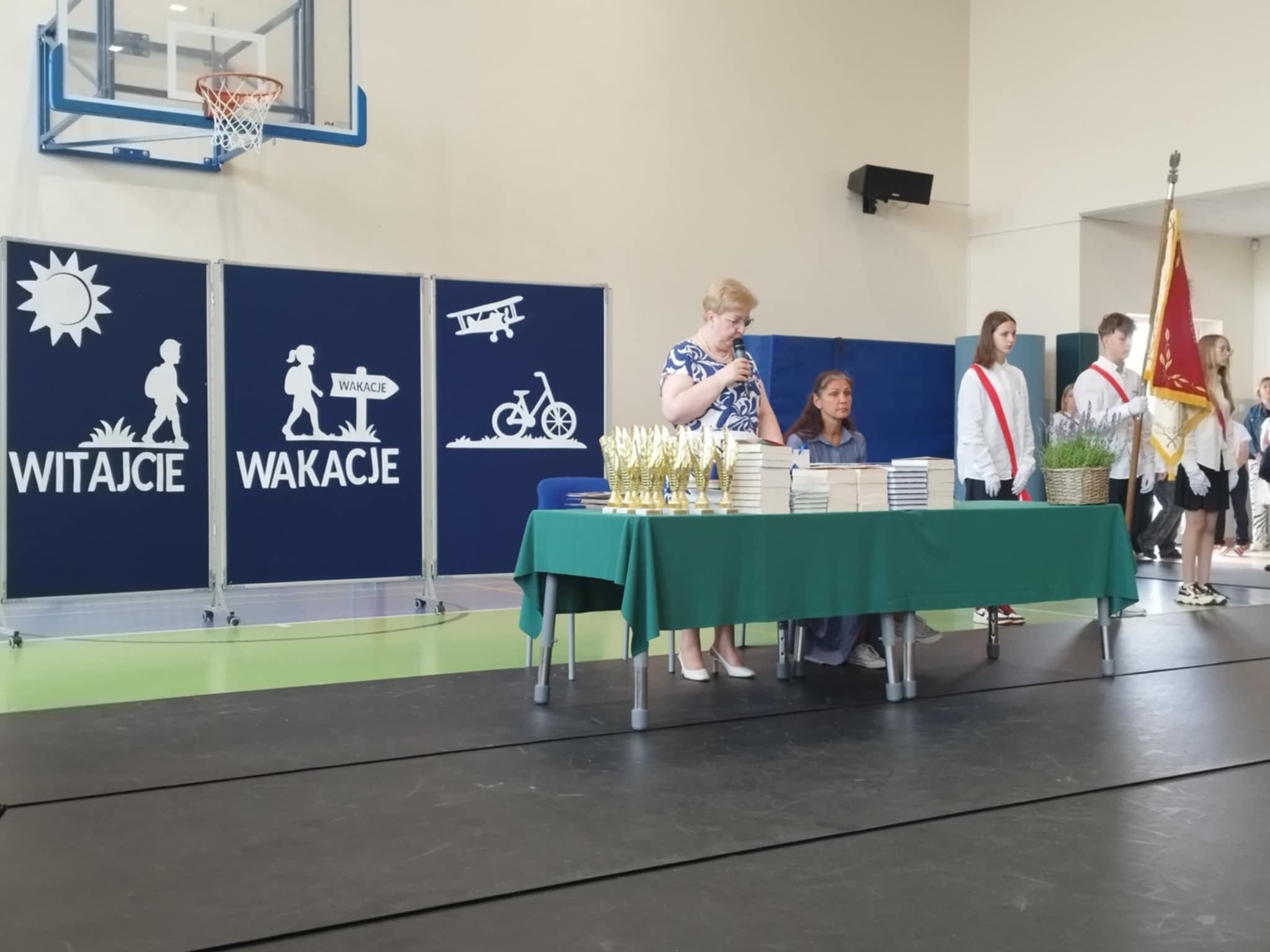 Uroczystość zakończenia roku szkolnego