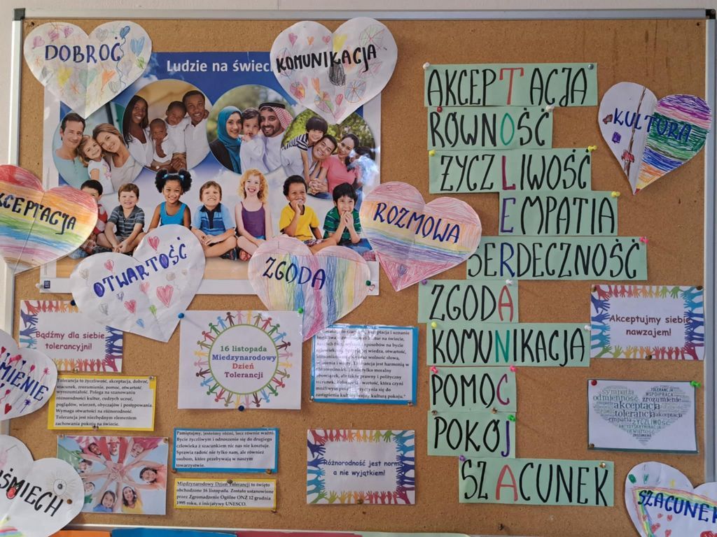 Gazetka dotycząca tolerancji