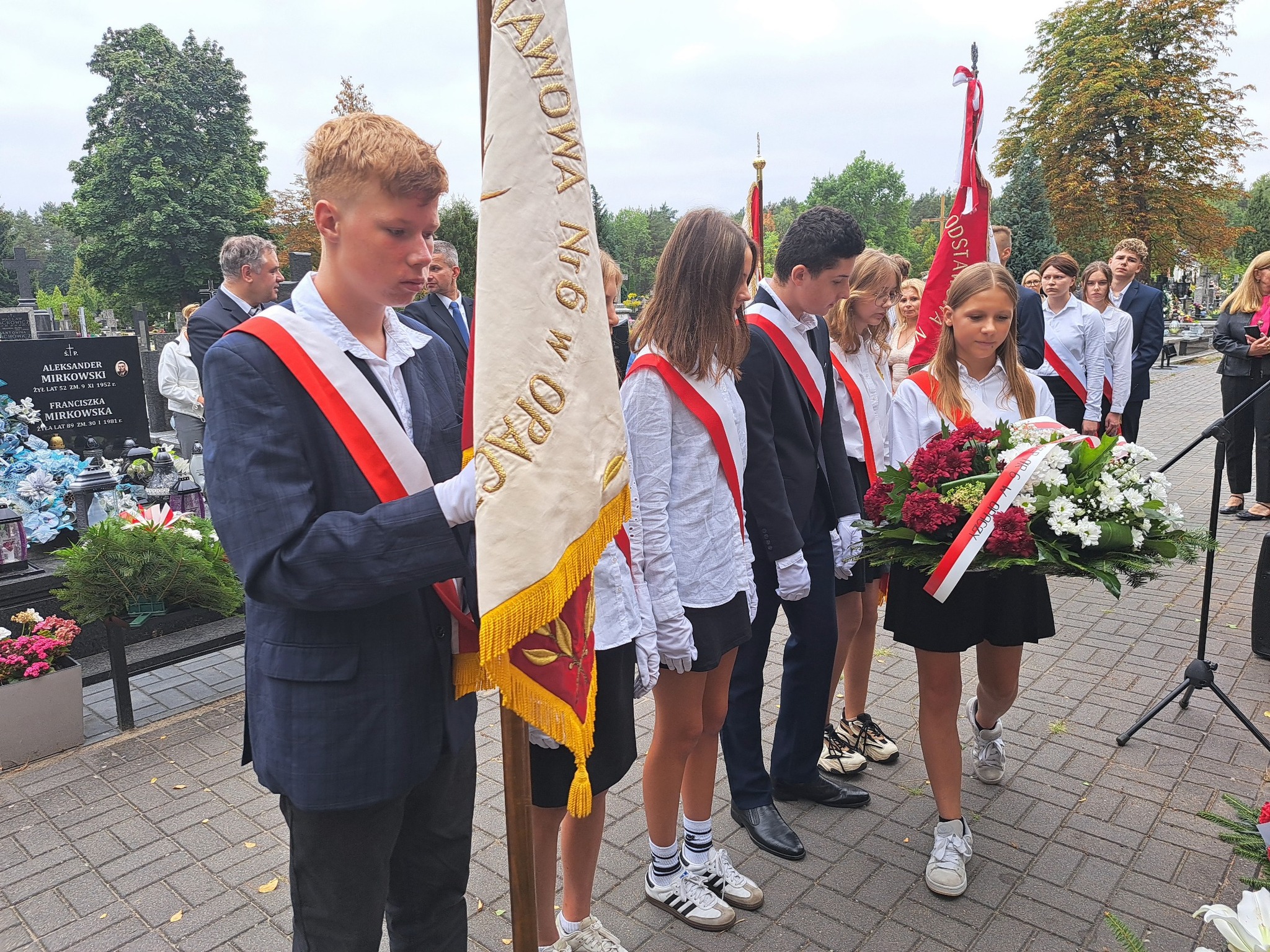 Uroczystość upamiętniająca rocznicę wybuchu II wojny światowej